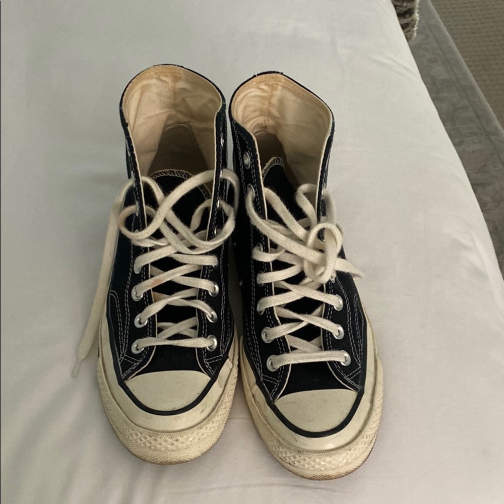 Converse Black and White High-Top Sneakers